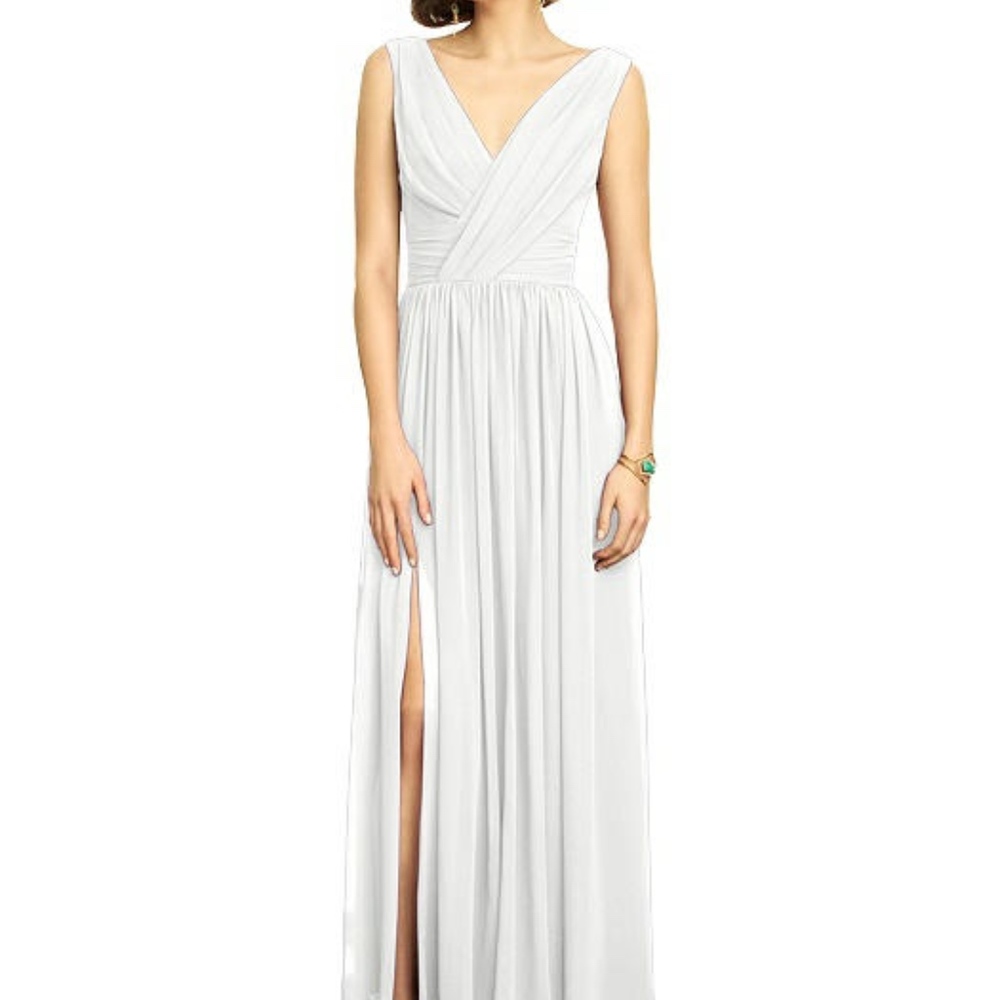 PRICE DROP Dessy Bridesmaid Dress Style 2894 White
